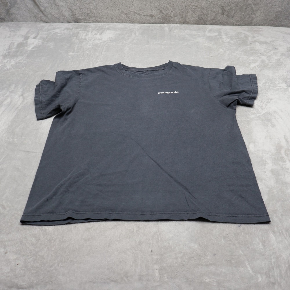 Patagonia Shirt Mens Medium Gray Responsibili-TEE Graphic Casual Hiking Outdoor